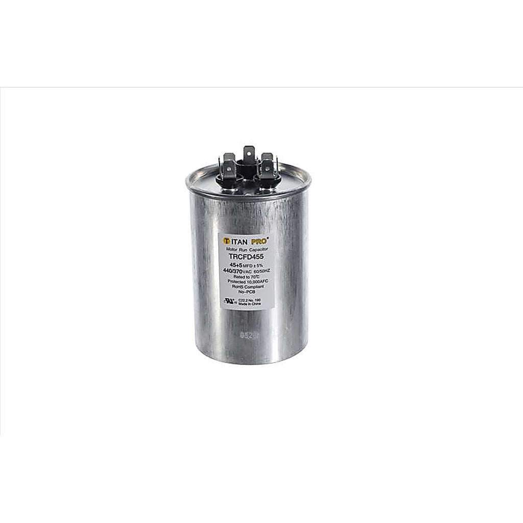 Titan Pro - TRCFD455 - 45+5 MFD 440 V Round Run Capacitor