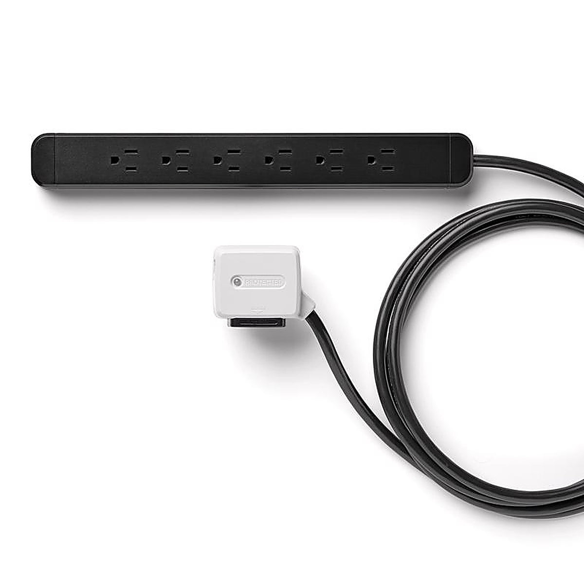Charg - BE010406-BK-108 - Surgeswap 9 Ft. L 6 Outlets Power Strip w/Surge Protection Black 1000 J