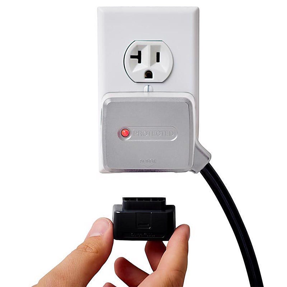 Charg - BE010406-BK-108 - Surgeswap 9 Ft. L 6 Outlets Power Strip w/Surge Protection Black 1000 J