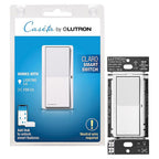 Lutron - DVRF-5NS-WH-R - Caseta 5 Amps Single Pole Smart Smart-Enabled Rocker Switch White 1 Pack