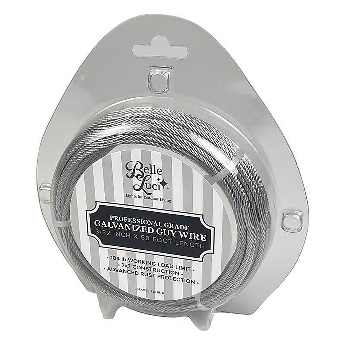 Belle Luci - 07-05015 - Holiday Bright Lights LED Reel Light Set Guide Wire Clear 50 Ft. 0 Lights