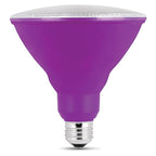 Feit - PAR38/P10KLEDBX - Par38 E26 (Medium) LED Bulb Purple 90 Watt Equivalence 1 Pack