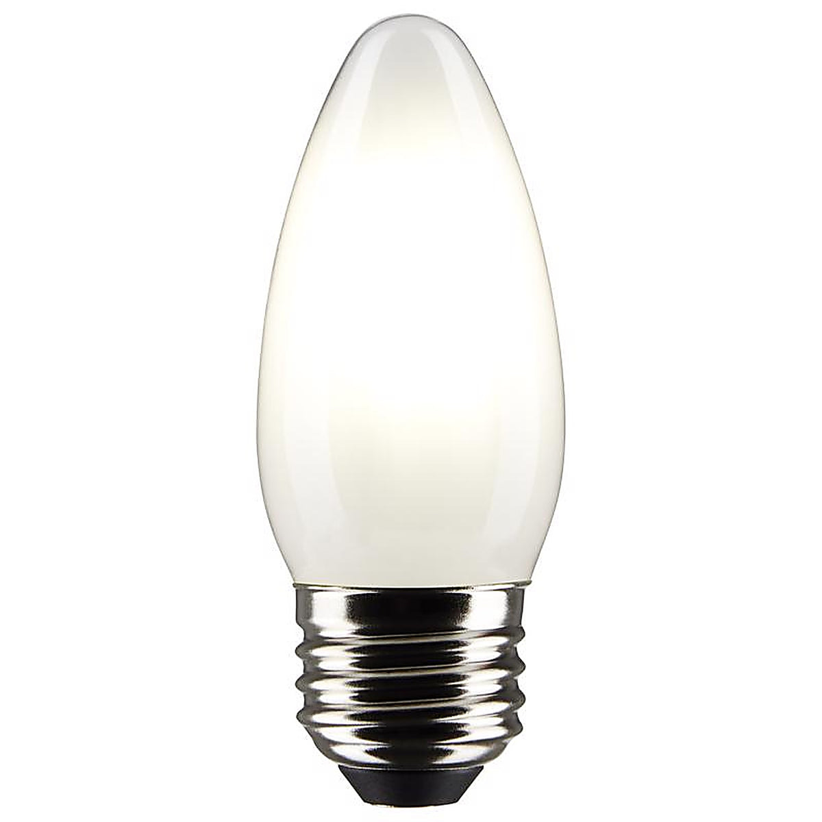 Satco - S21836 - B11 E26 (Medium) Filament LED Bulb Warm White 40 Watt Equivalence 2 Pack