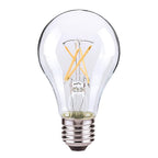 Satco - S12460 - A19 E26 (Medium) Filament LED Bulb Warm White 40 Watt Equivalence 4 Pack