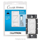 Lutron - PD-6WCL-WH-R - Caseta White 150 W Touch Smart-Enabled Dimmer Switch 1 Pack