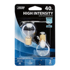 Feit - BP40S11N/2/RP - 40 W S11 Globe Incandescent Bulb E17 (Intermediate) Soft White 2 Pack