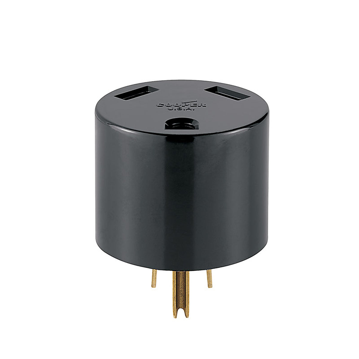 Pass & Seymour - 1264 - Commercial and Residential Plastic Straight Blade Adapter 30 2 Pole 3 Wire
