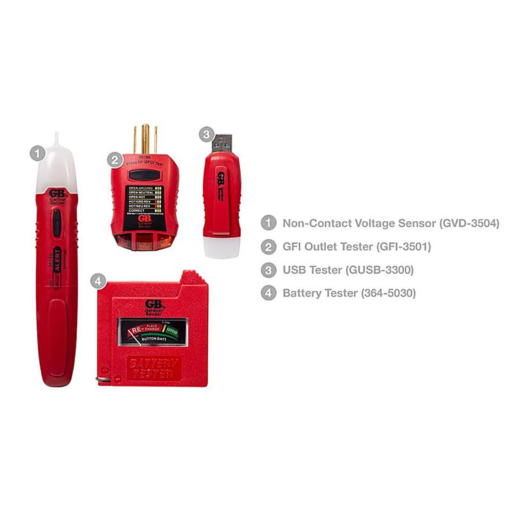 Gardner Bender - GK-5 - Electrical Tester Kit 4 Pack
