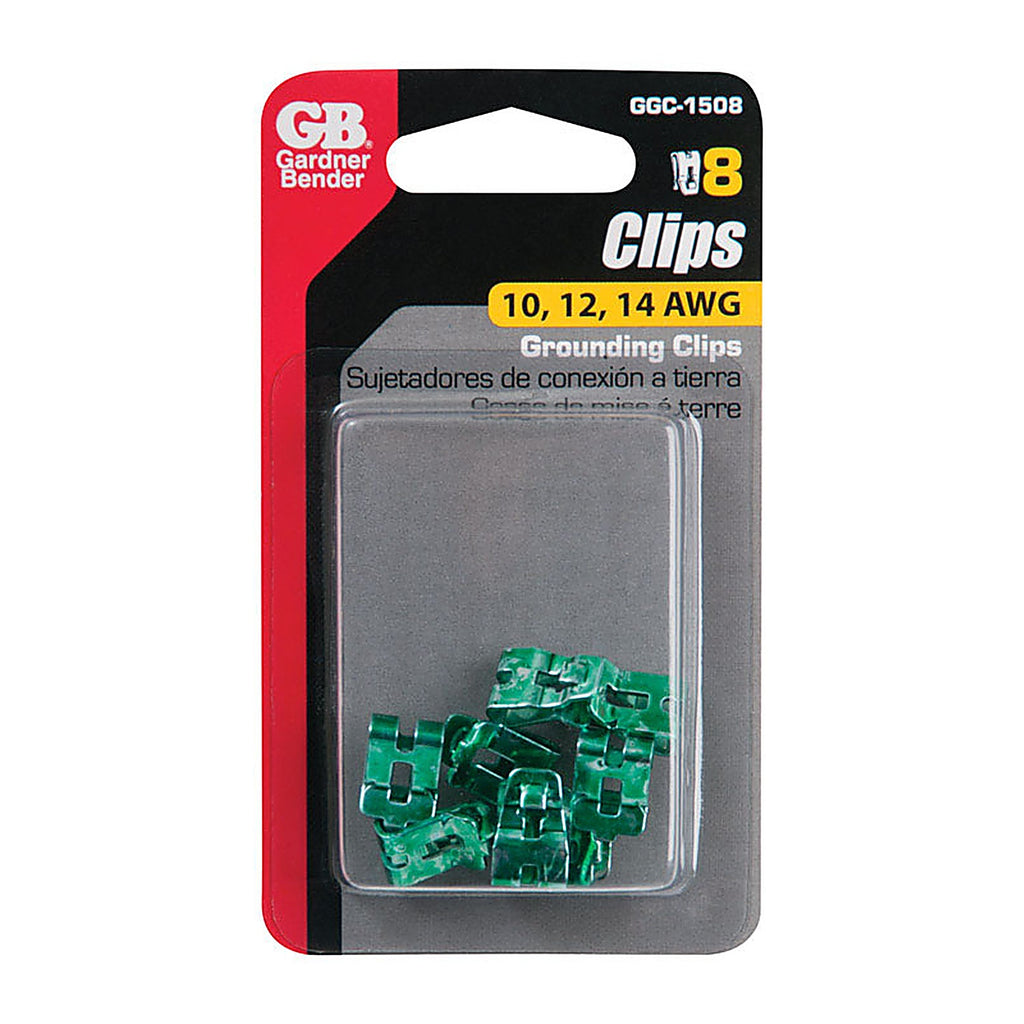 Gardner Bender GGC-1508 Grounding Clips 8/Pack