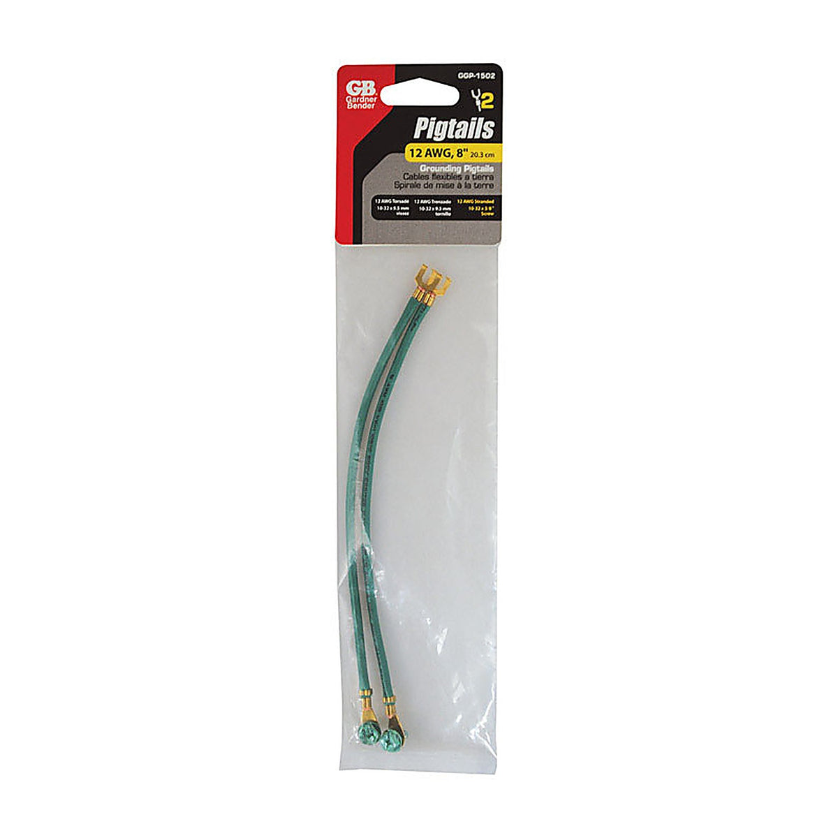 Gardner Bender GGP-1502 0.08 in. Dia. x 8 in. L Grounding Pigtails 2/Pack