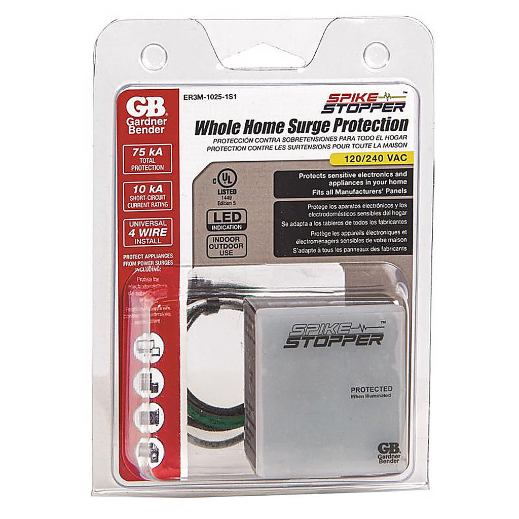 Gardner Bender - ER3M-1025-1S1 - Spike Stopper Surge Home Electronics Protective Device
