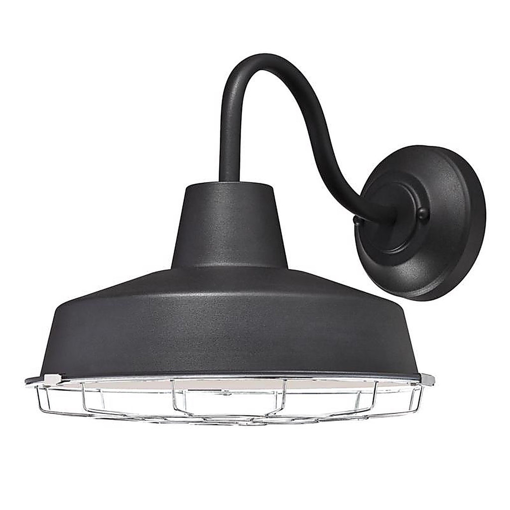Westinghouse - 6131300 - Academy 1-Light Textured Black Wall Sconce