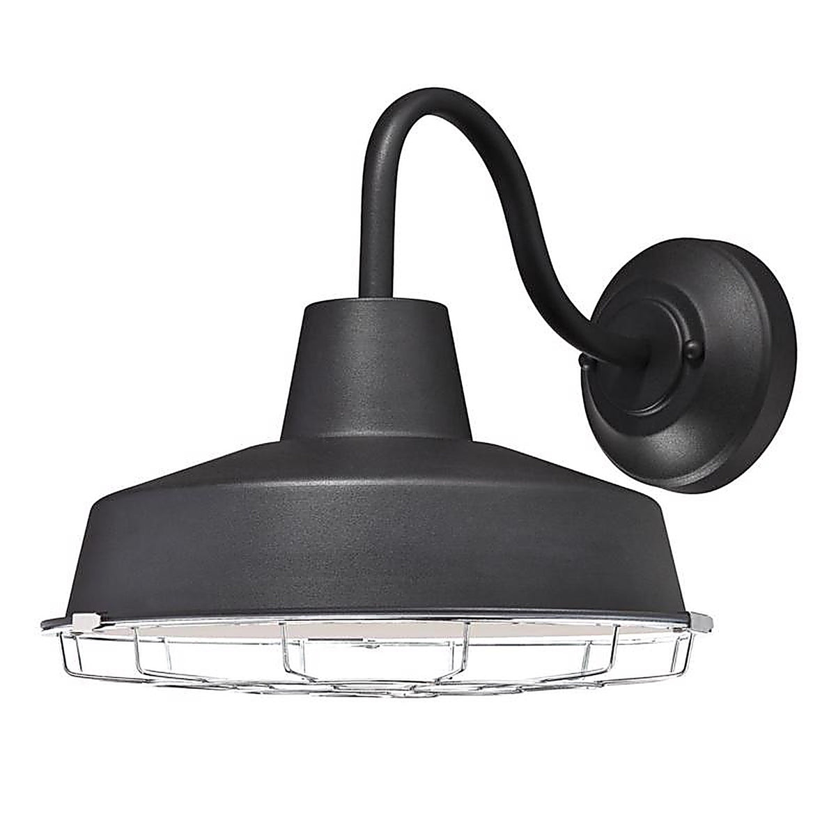 Westinghouse - 6131300 - Academy 1-Light Textured Black Wall Sconce
