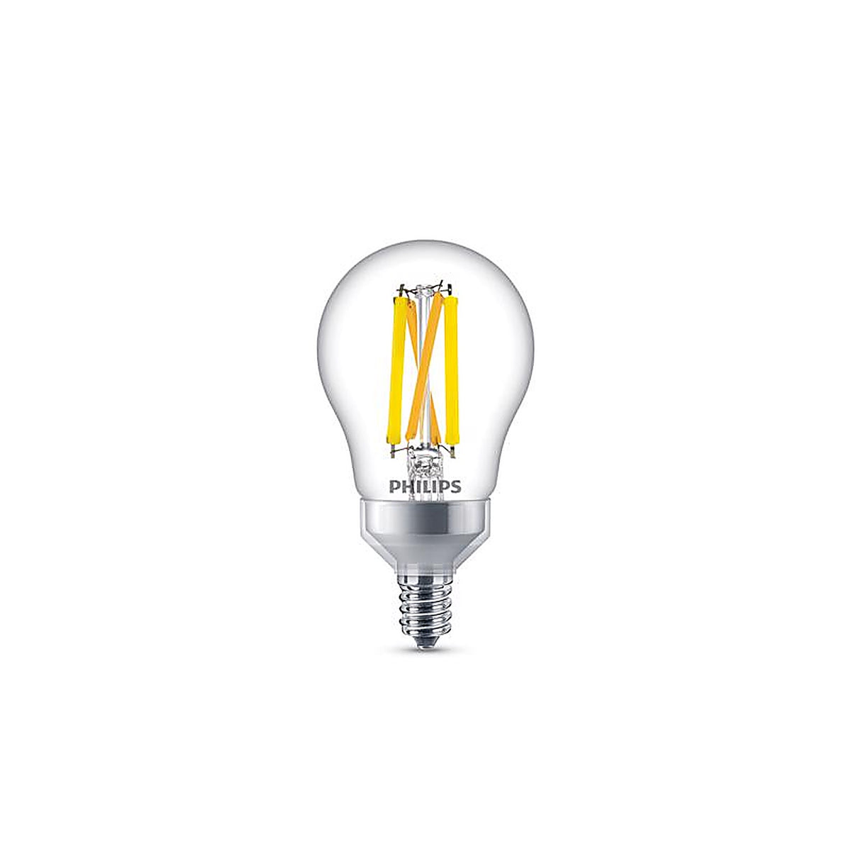 Philips - 573394 - Ultra Definition A15 E12 (Candelabra) LED Bulb Soft White 60 Watt Equivalence 2 Pack