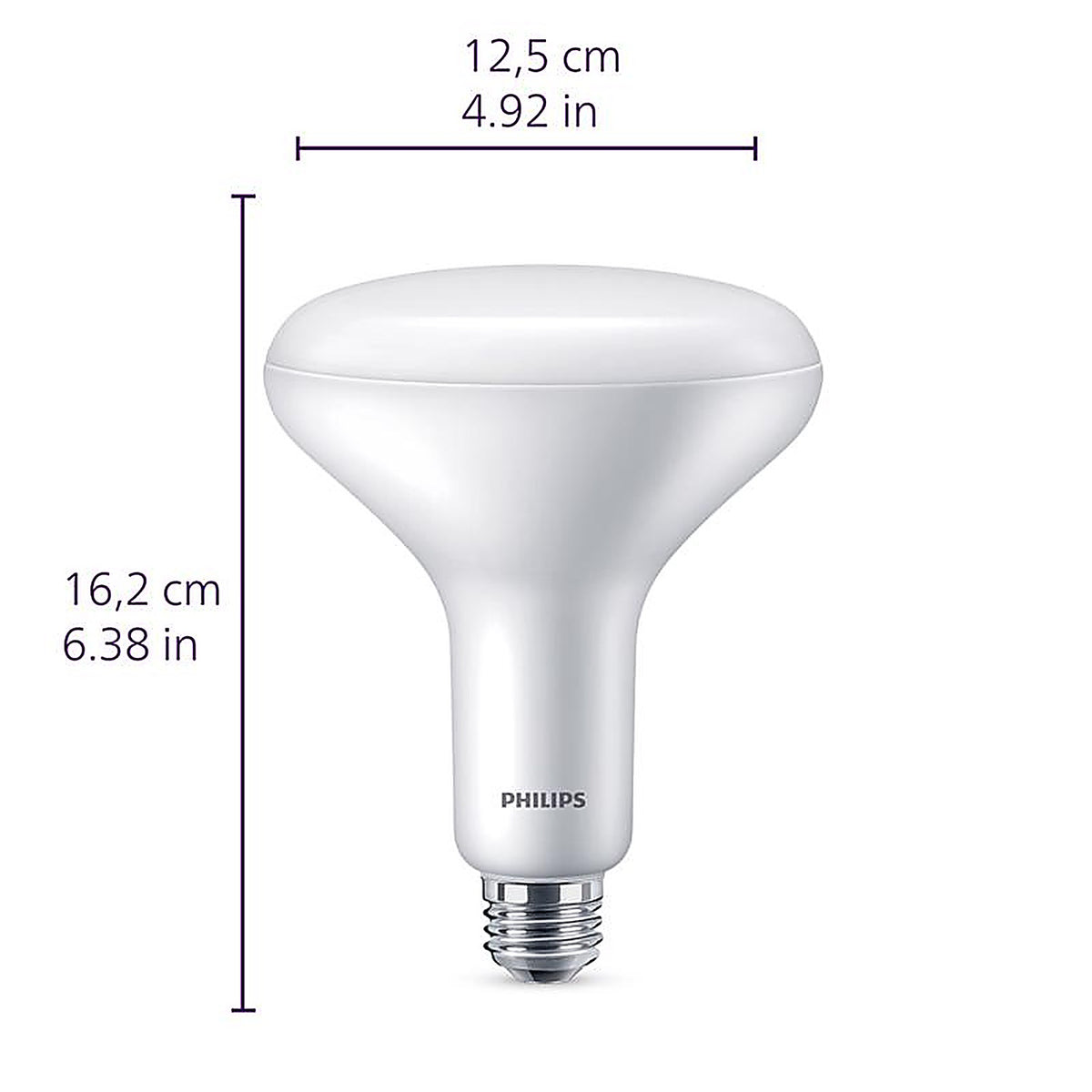 Philips - 576512 - Ultra Definition Br40 E26 (Medium) LED Floodlight Bulb Soft White 65 Watt Equivalence 1 Pack