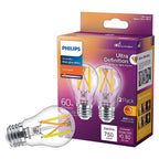 Philips - 573386 - A15 E26 (Medium) LED Bulb Soft White 60 Watt Equivalence 2 Pack