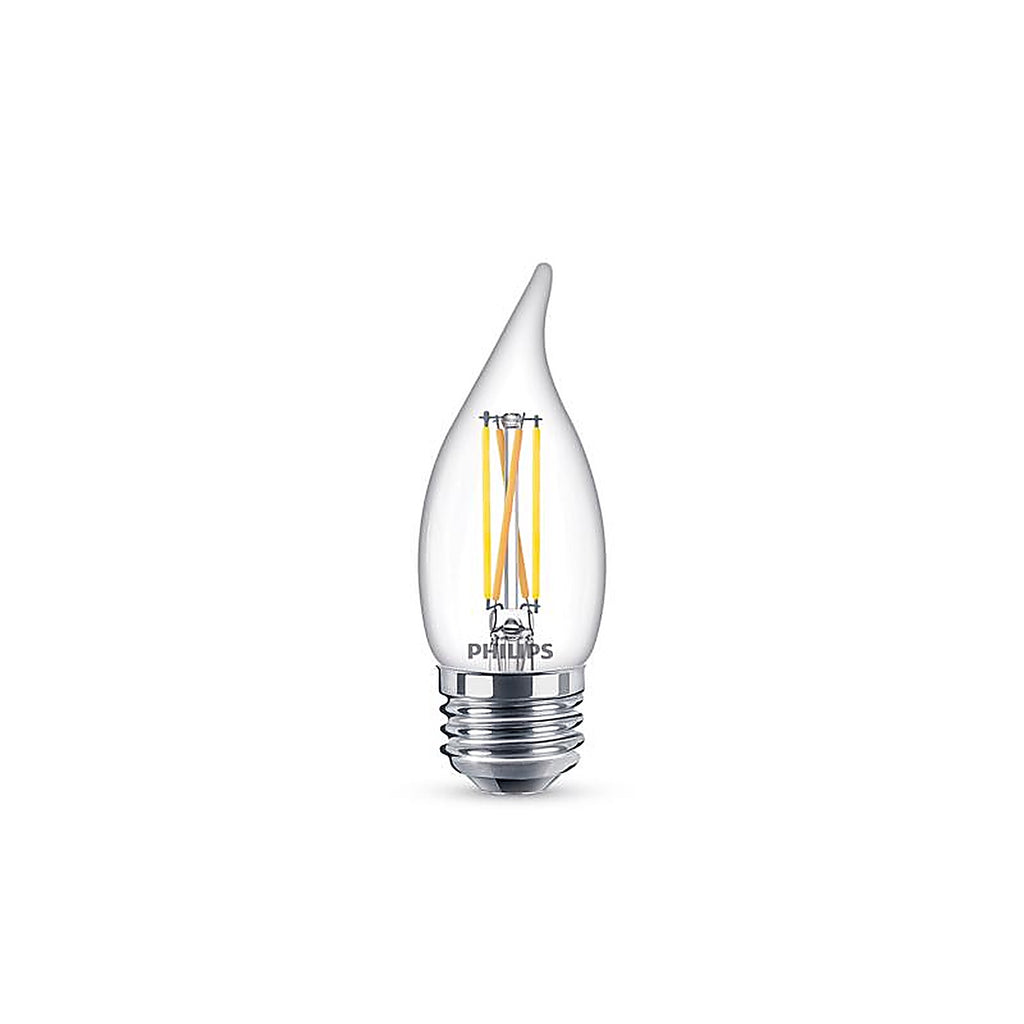 Philips - 566695 - Ba11 E26 (Medium) LED Bulb Soft White 60 Watt Equivalence 3 Pack