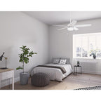 Hunter - 52487 - Anisten 52 In. White LED Indoor Ceiling Fan