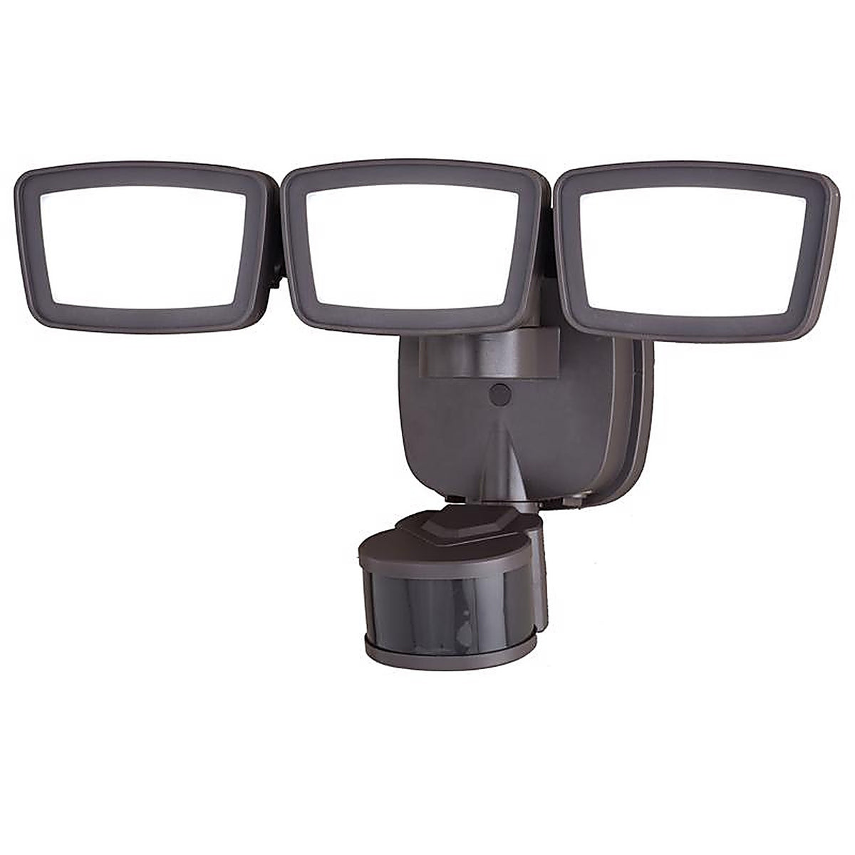 Dualux - T0703 - Motion-Sensing Hardwired LED Bronze Security Floodlight