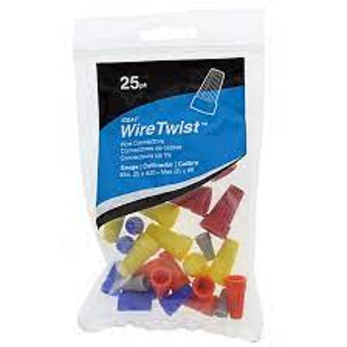 Ideal Industries - 773305 - Copper Wire Connectors Assorted 25 Pack