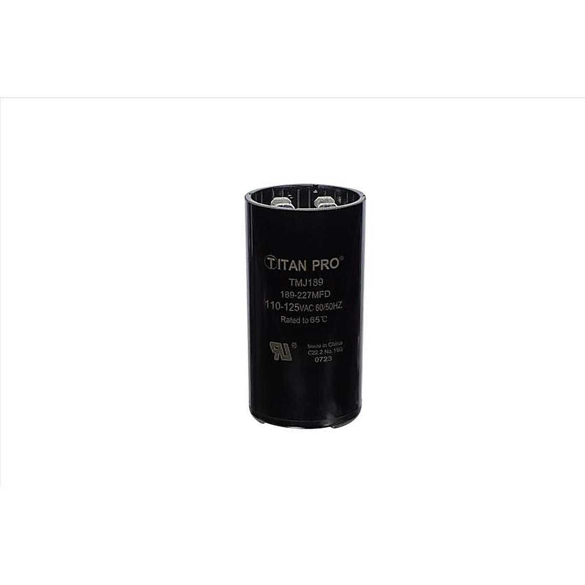 Titan Pro - TMJ189 - 189-227 MFD 125 V Round Start Capacitor