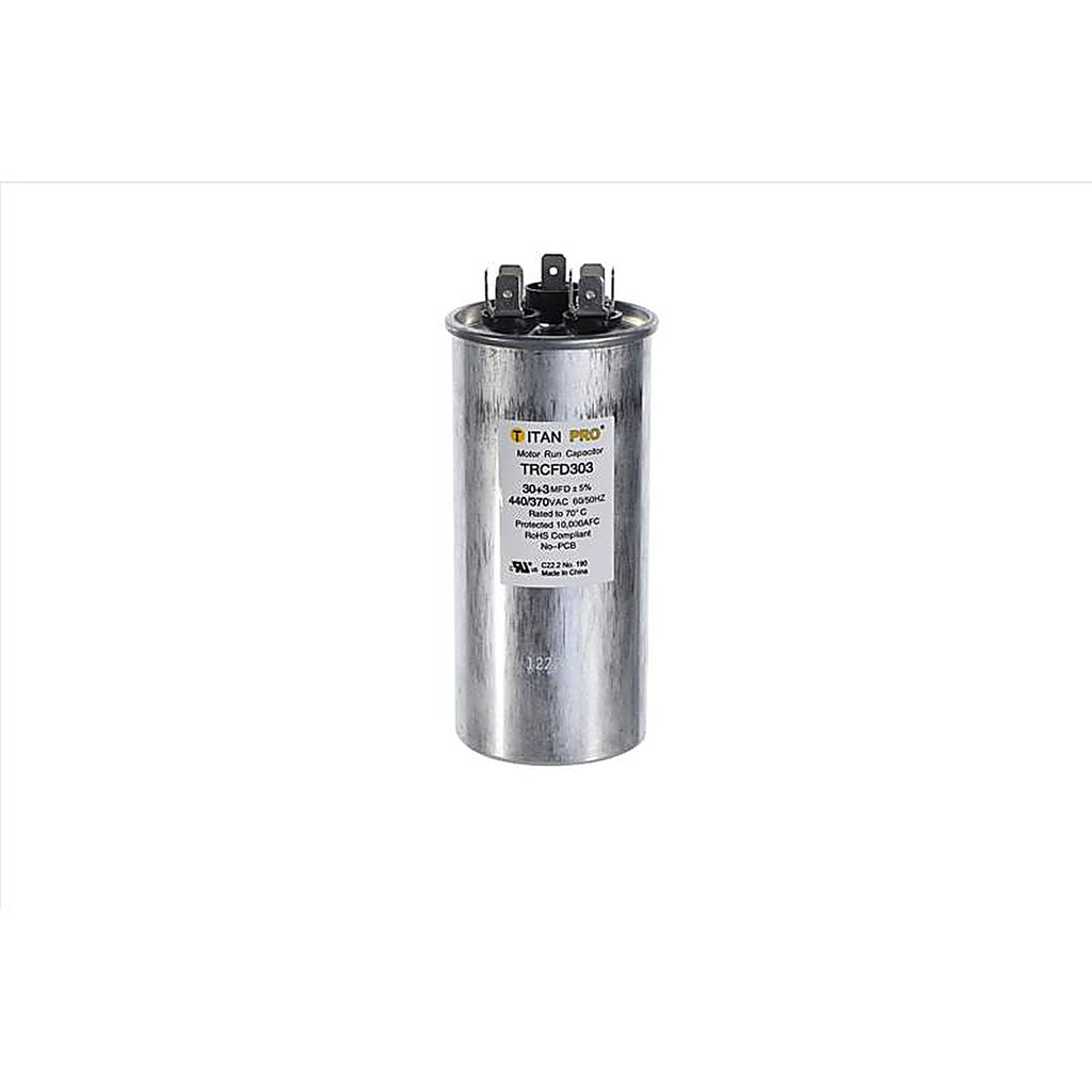 Titan Pro - TRCFD303 - 30+3 MFD 440 V Round Run Capacitor