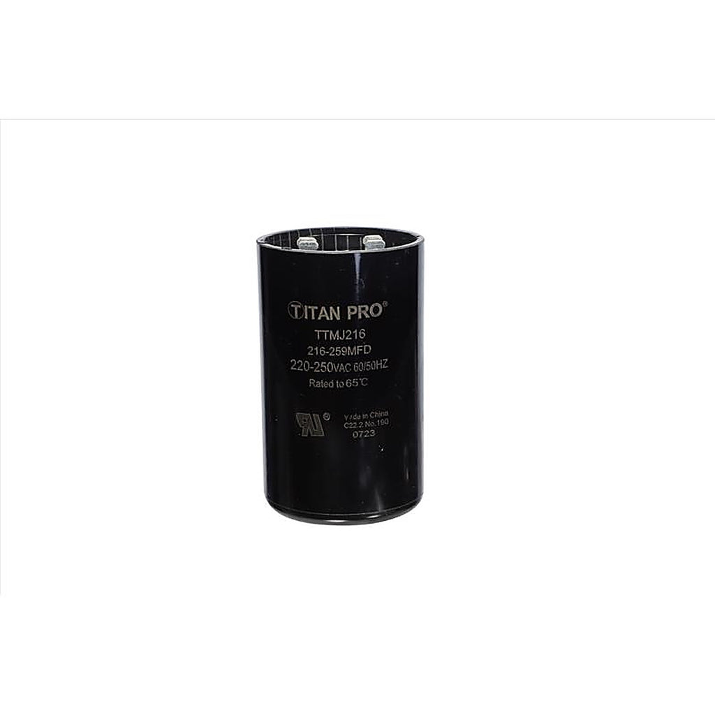 Titan Pro - TTMJ216 - 216-259 MFD 250 V Round Start Capacitor