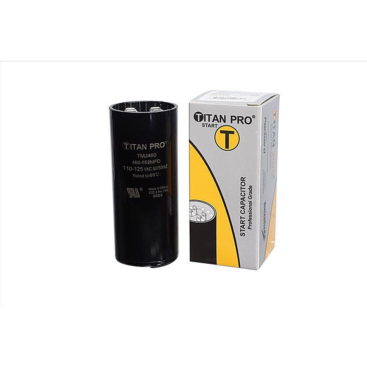 Titan Pro - TMJ460 - 460-552 MFD 125 V Round Start Capacitor