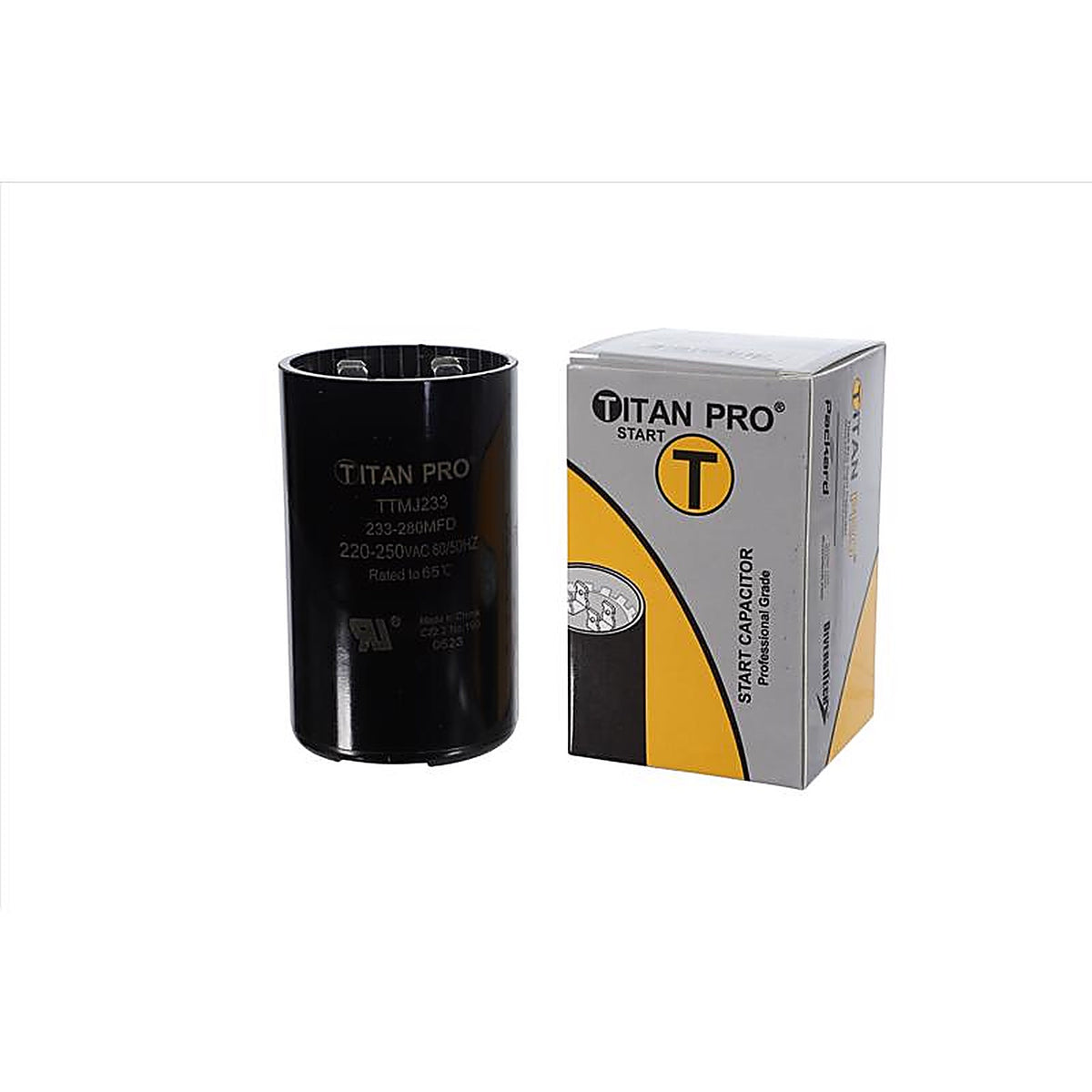 Titan Pro - TTMJ233 - 233-280 MFD 250 V Round Start Capacitor