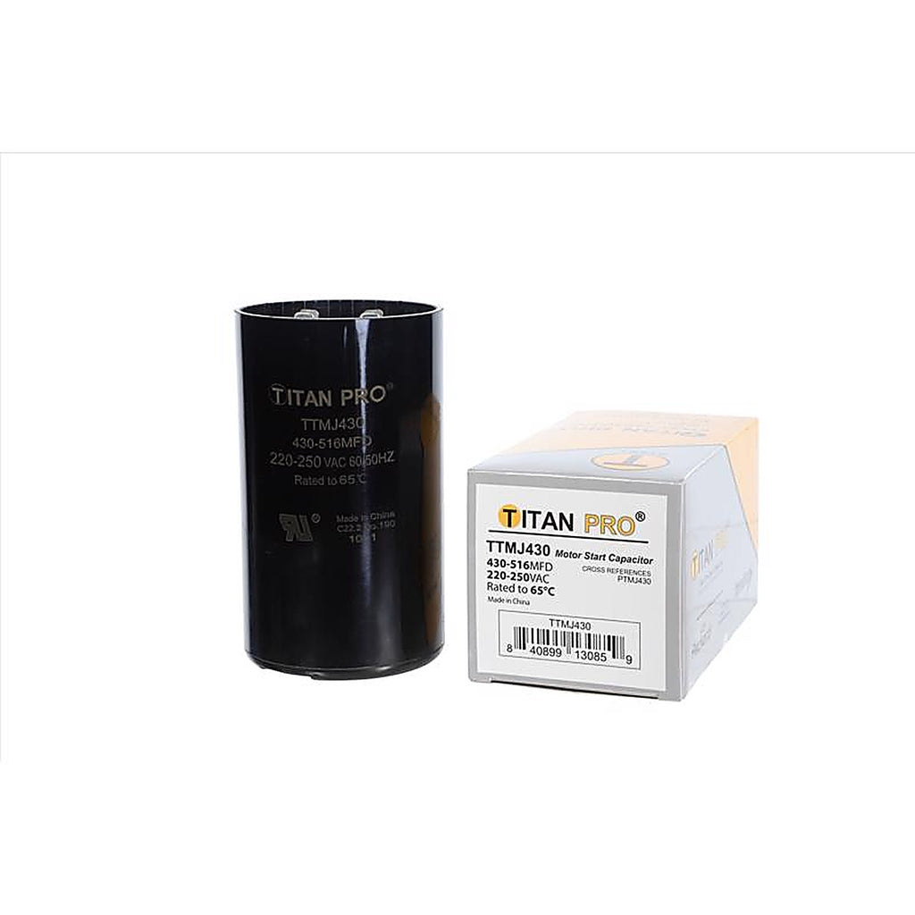 Titan Pro - TTMJ430 - 430-516 MFD 250 V Round Start Capacitor