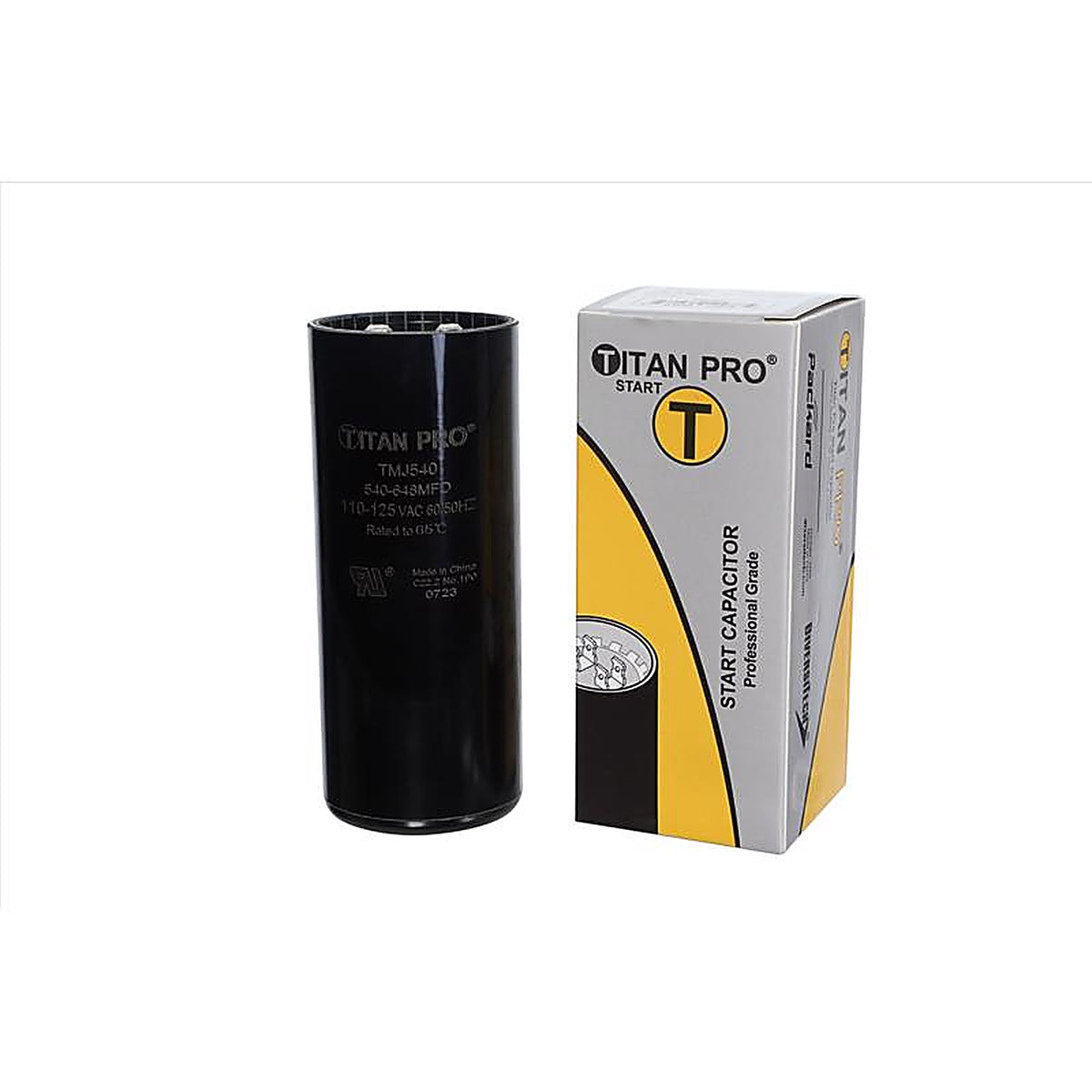Titan Pro - TMJ540 - 540-648 MFD 125 V Round Start Capacitor