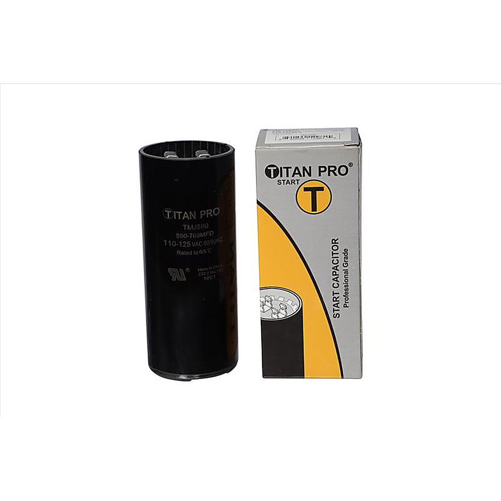 Titan Pro - TMJ590 - 590-708 MFD 125 V Round Start Capacitor