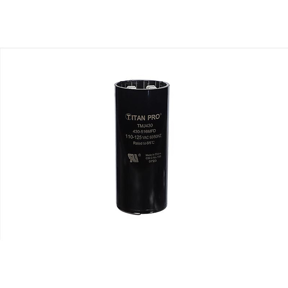 Titan Pro - TMJ430 - 430-516 MFD 125 V Round Start Capacitor
