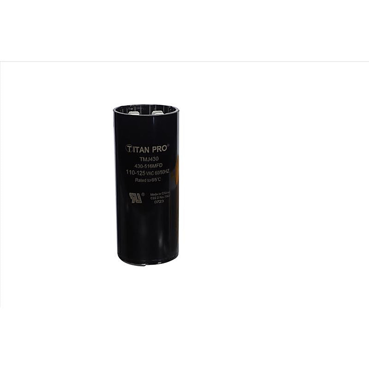 Titan Pro - TMJ430 - 430-516 MFD 125 V Round Start Capacitor