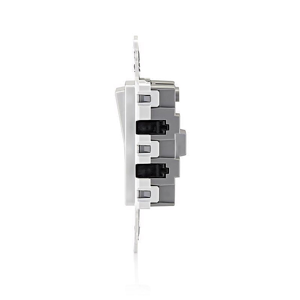 Leviton - E5601-0MW - Lever Edge 15 Amps Single Pole Rocker Switch White 10 Pack