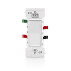 Leviton - E5603-0SW - Lever Edge 15 Amps 3-Way Rocker Switch White 1 Pack