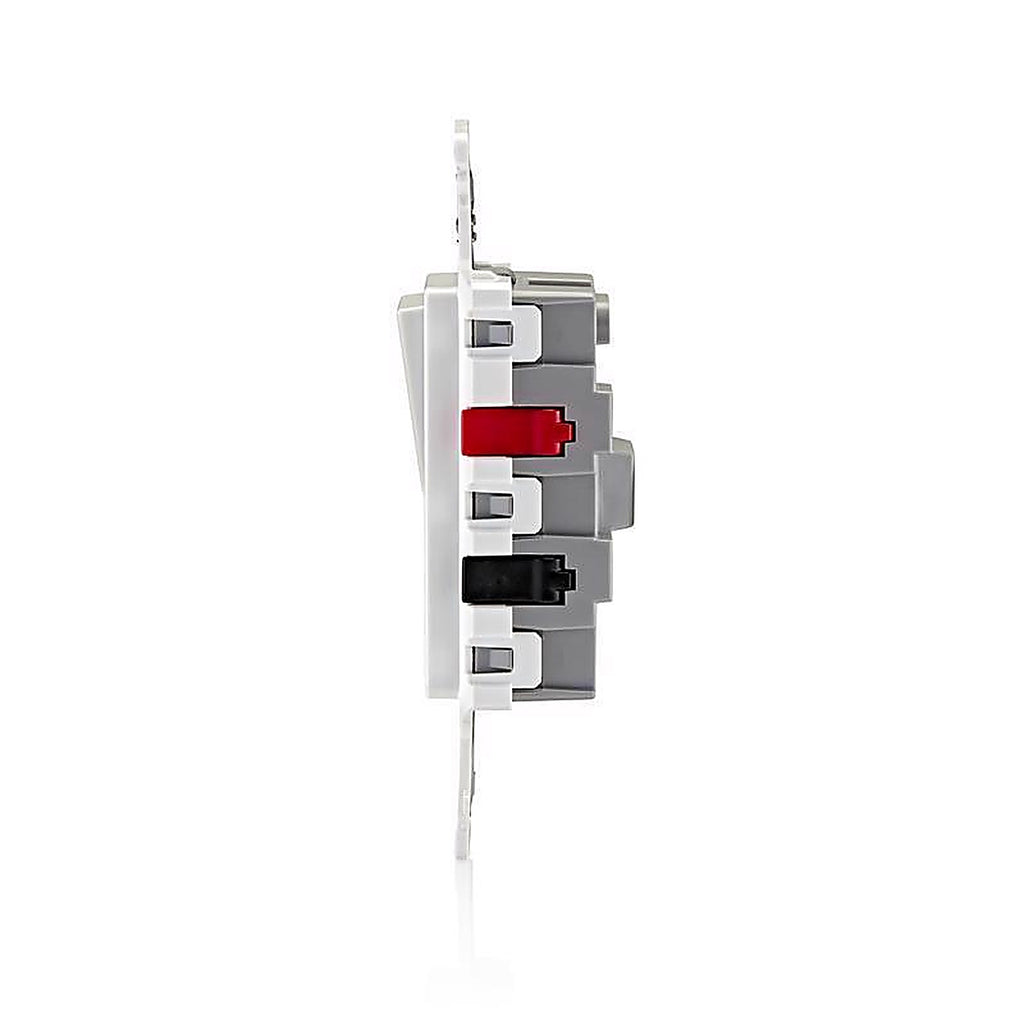 Leviton - E5603-0SW - Lever Edge 15 Amps 3-Way Rocker Switch White 1 Pack