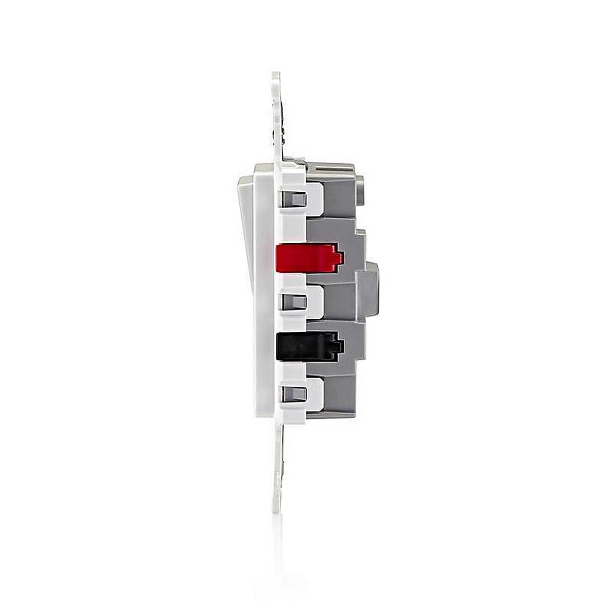 Leviton - E5603-0SW - Lever Edge 15 Amps 3-Way Rocker Switch White 1 Pack