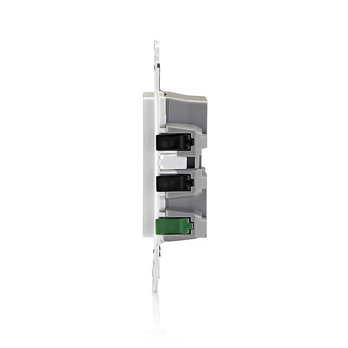 Leviton - E5325-0MW - Lever Edge 15 Amps 125 V Duplex White Tamper Resistant Outlet 5-15R 10 Pack