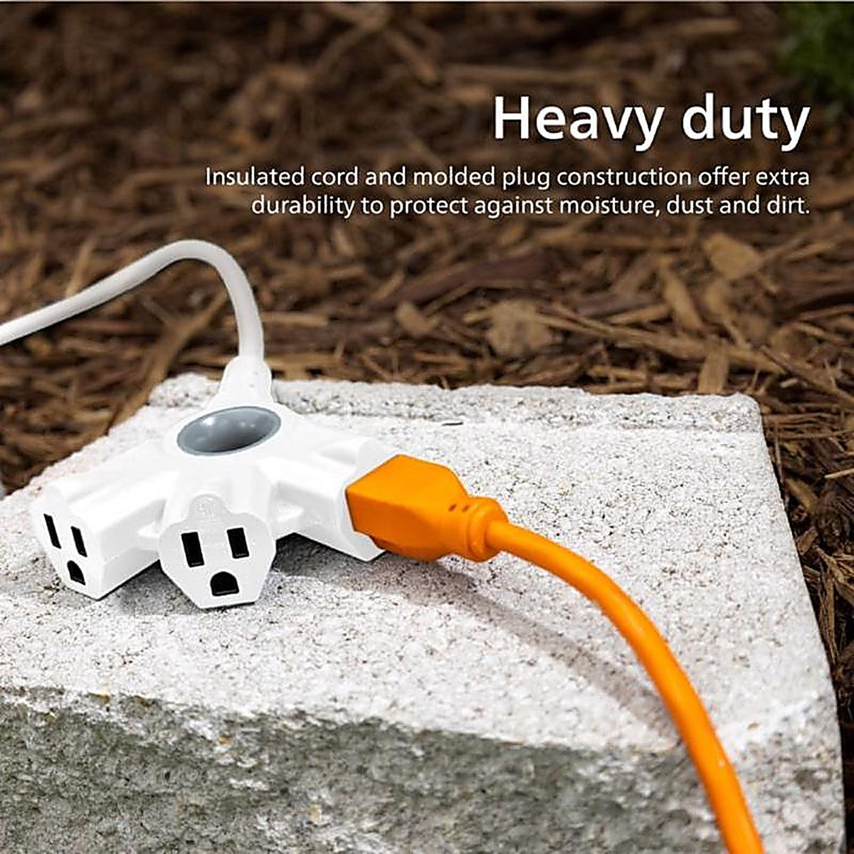 Jasco - SPC3153ZW/37-T2 - Philips Indoor or Outdoor 15 Ft. L White Extension Cord 16/3