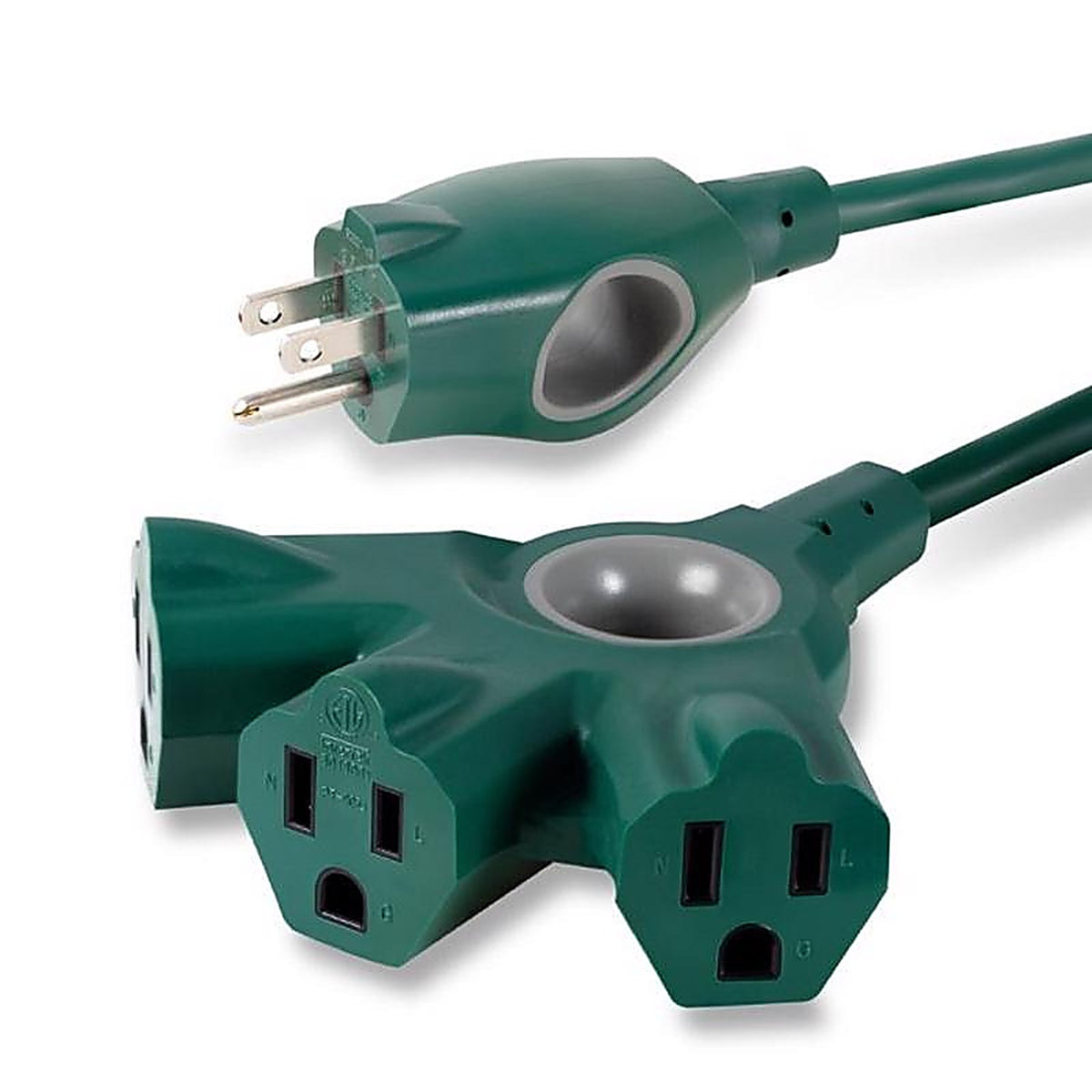 Jasco - SPC6253ZG/37-T1 - Philips Indoor or Outdoor 25 Ft. L Green Extension Cord 16/3