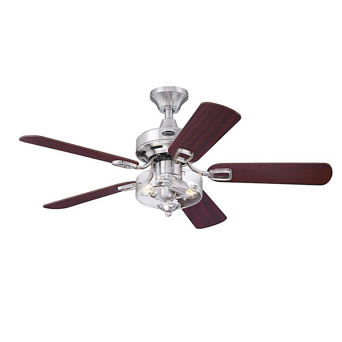 Westinghouse - 7312500 - Richboro Se 42 In. Brushed Nickel Brown LED Indoor Ceiling Fan