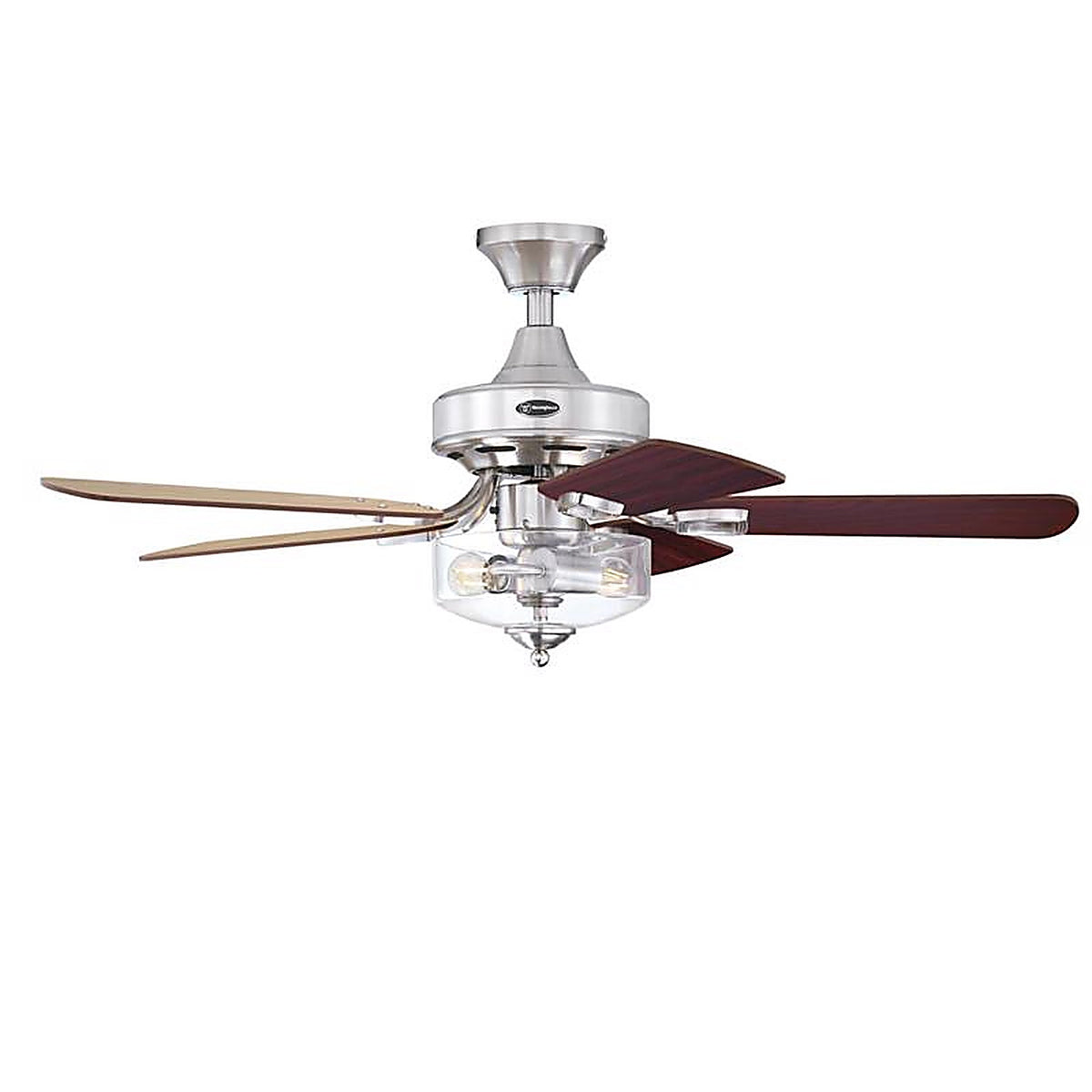 Westinghouse - 7312500 - Richboro Se 42 In. Brushed Nickel Brown LED Indoor Ceiling Fan