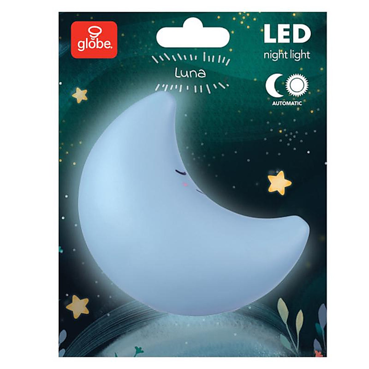 Globe Electric - 13904 - Automatic Plug-In Moon LED Night Light
