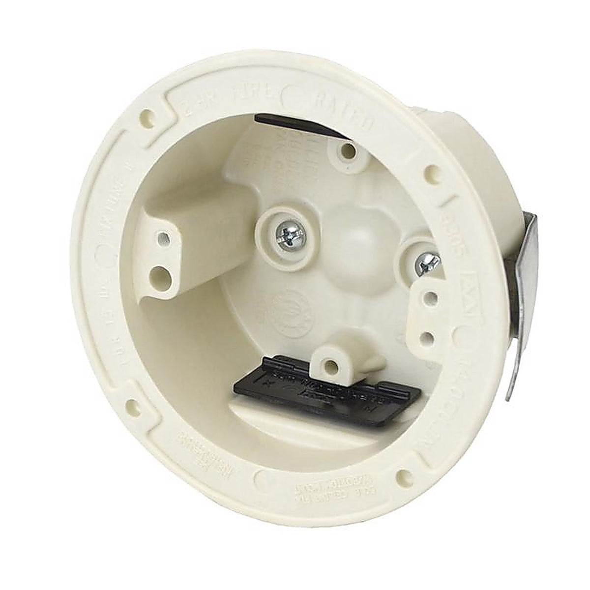 Allied Moulded - R9305-SK - Old Work 14 CU in Round Fiberglass Ceiling Box Off White