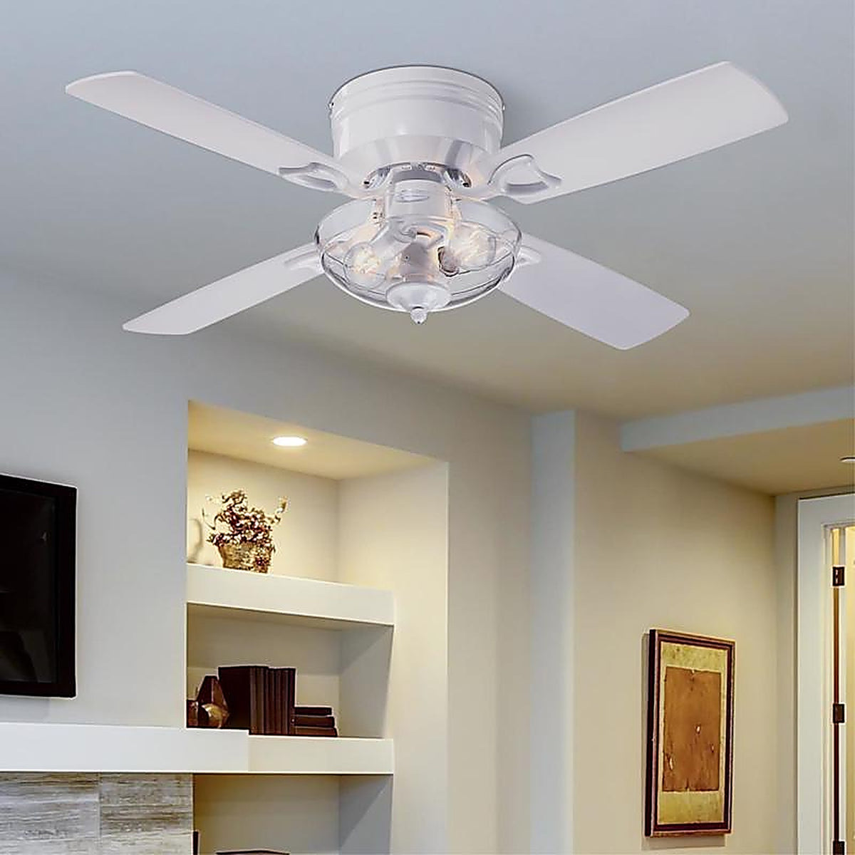Westinghouse - 7311300 - Hadley 42 In. White LED Indoor Ceiling Fan