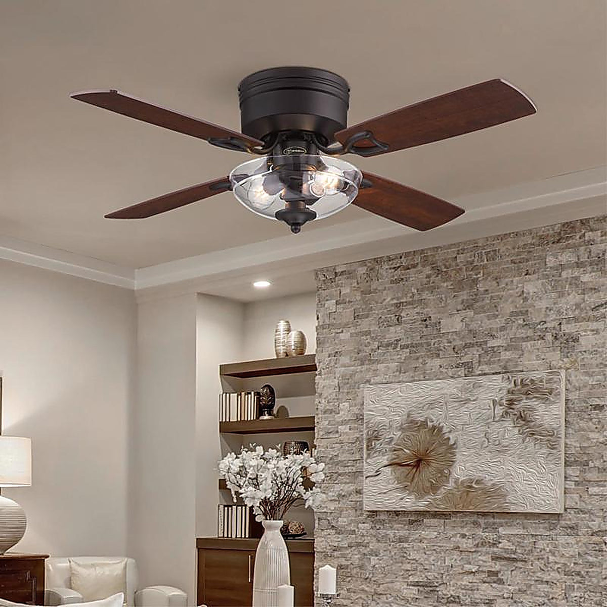 Westinghouse - 7311200 - Hadley 42 In. Oil Rubbed Bronze Brown LED Indoor Ceiling Fan