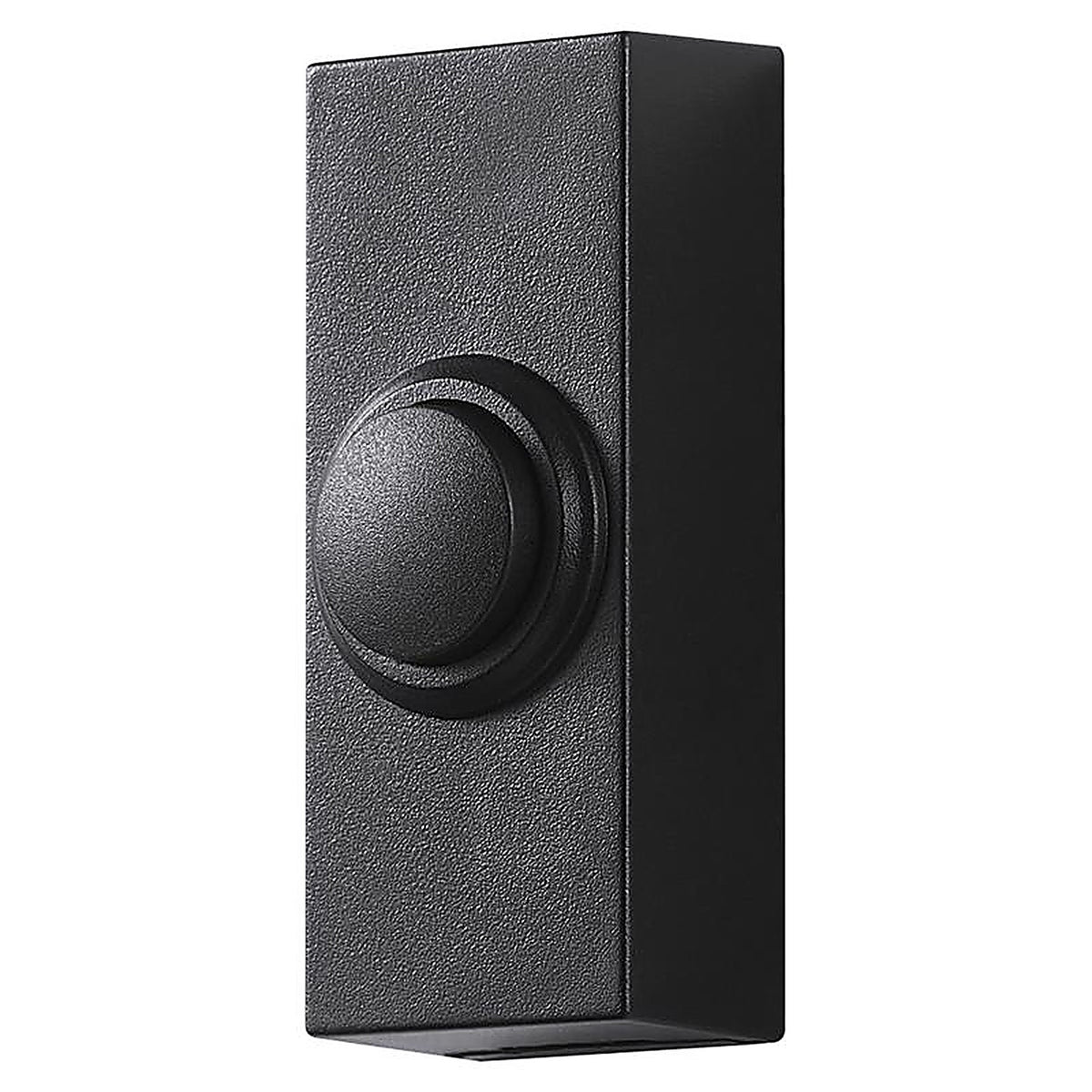 Heath Zenith - 18000159 - Heath Zenith Satin Nickel Black Plastic Wireless Pushbutton Doorbell