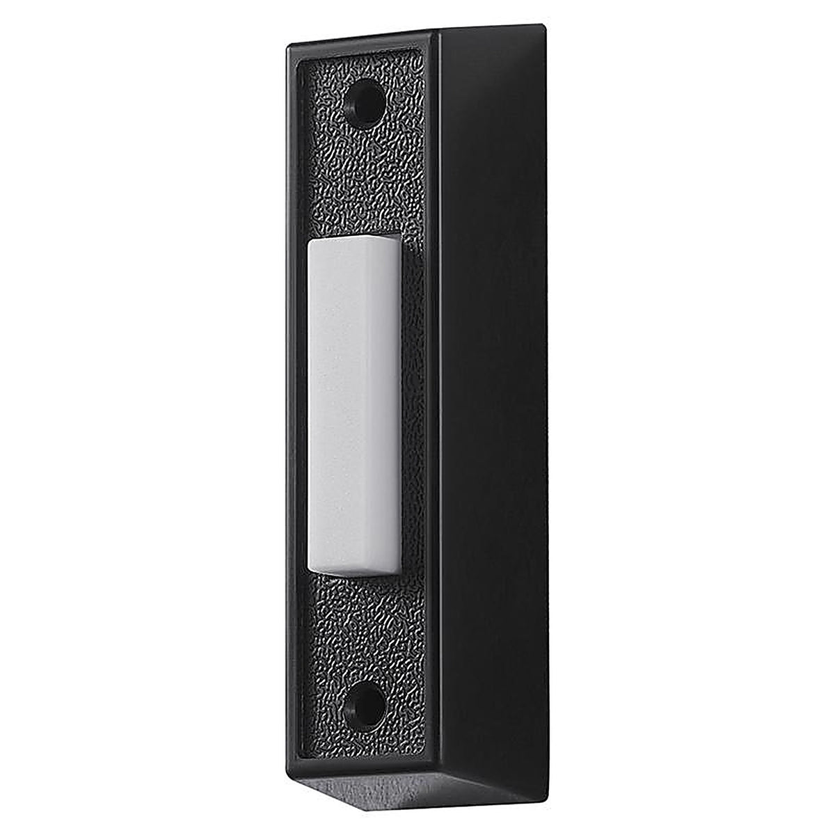 Heath Zenith - 18000221 - Heath Zenith Black/White Plastic Wired Pushbutton Doorbell