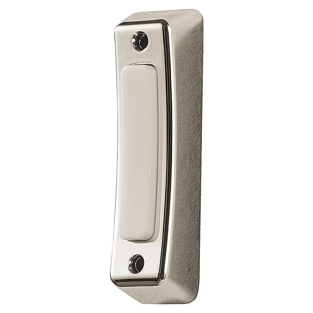 Heath Zenith - 18000222 - Heath Zenith Satin Nickel Silver Metal Wired Pushbutton Doorbell